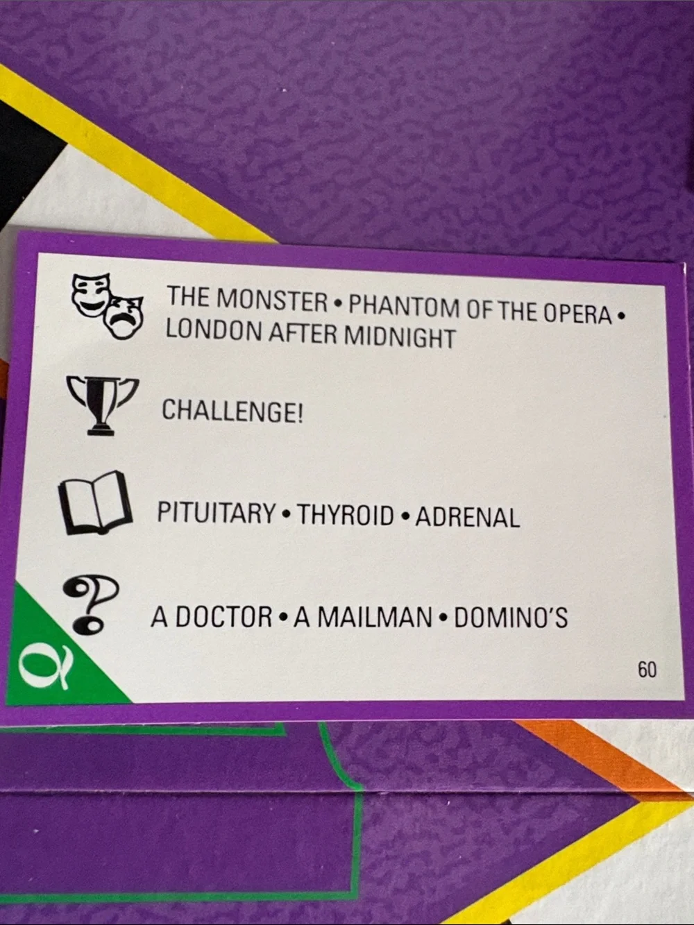 TriBond Party Game - Purple & Green Edition